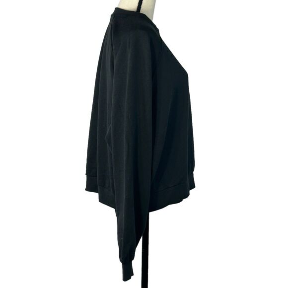 Levi's 2X-Large Sweatshirt Stretch Long Sleeve Black Logo Crew Neck Pullover New - Picture 3 of 13